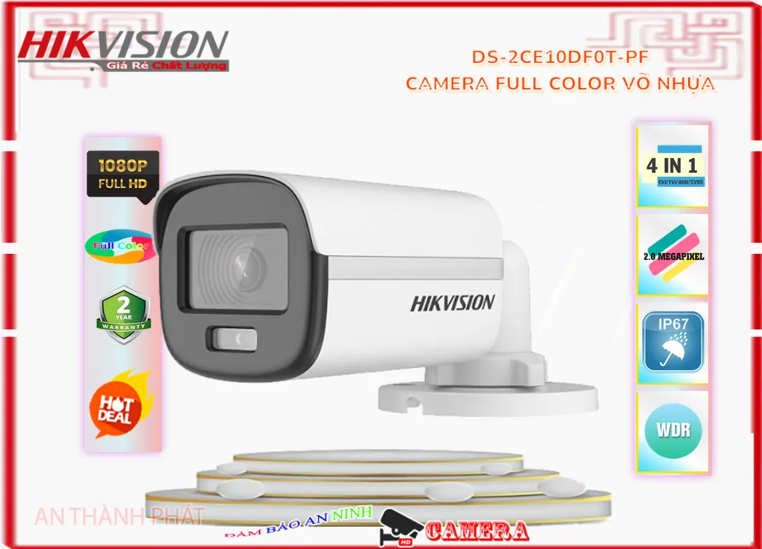 DS-2CE10DF0T-PF Camera Full Color Giá Rẻ,thông số DS-2CE10DF0T-PF,DS 2CE10DF0T PF,Chất Lượng